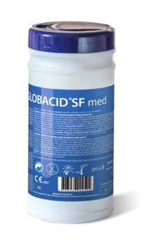 GLOBACID SF med wipes - bezalkoholové 150ks 