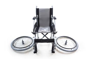 Invalidní vozík SEAL s brzdami pro doprovod  - 4